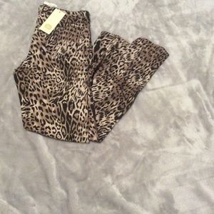 Leopard pants, size 12, WITH TAGS